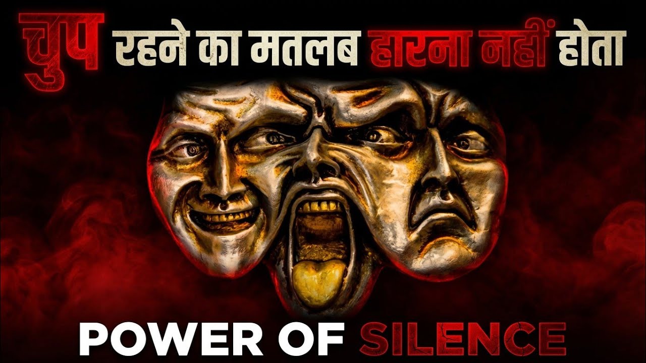 चुप्पी आत्मविश्वास और नियंत्रण दिखाती है।  Silence Reflects Confidence and Control