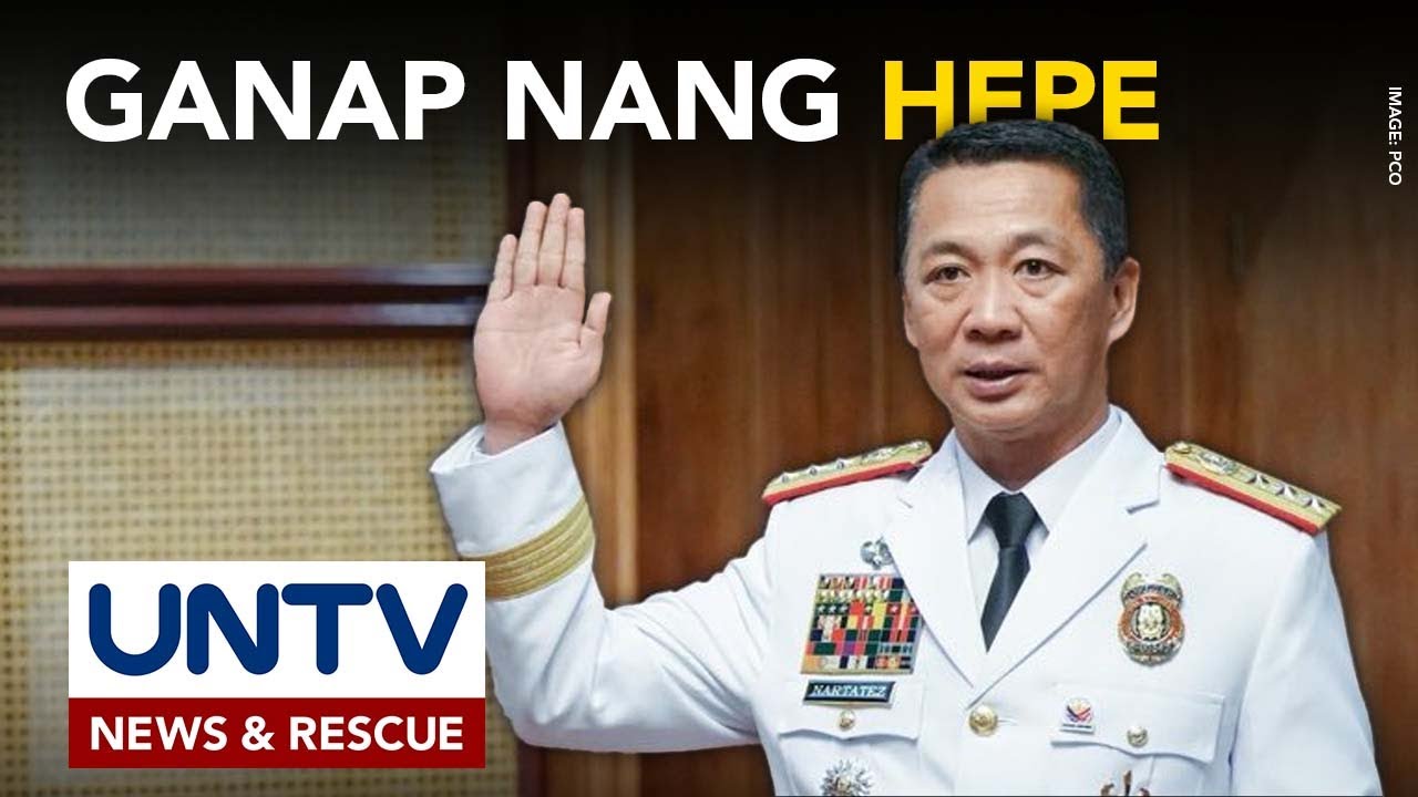 PGen. Nartatez, nanumpa bilang ika-32 Hepe ng PNP; arrival honors, isinagawa kasunod ng oath taking