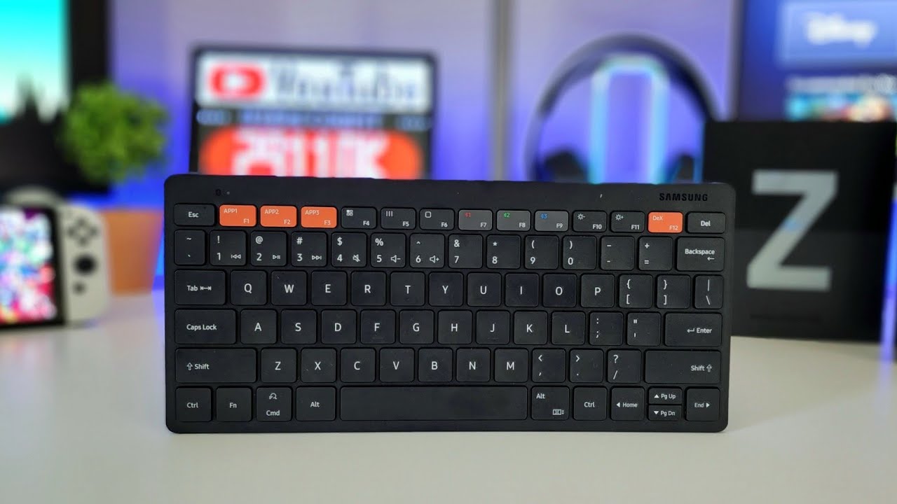 Настройка и обзор клавиатуры Samsung Trio 500...