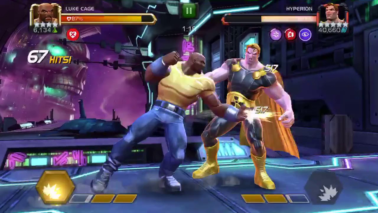 Luke Cage 5/50 vs Map 6 Hyperion