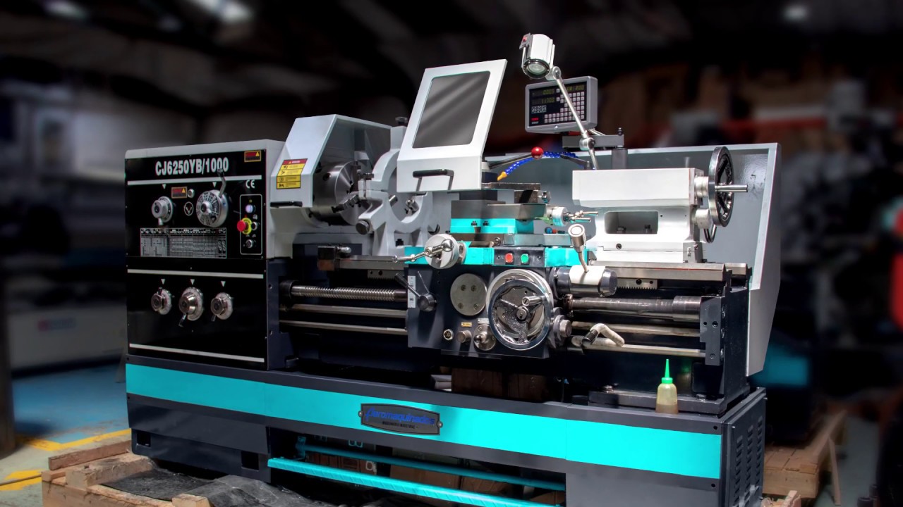 Torno Paralelo CJ6250YB x 1000 mm - Aeromaquinados Maquinaria Industrial