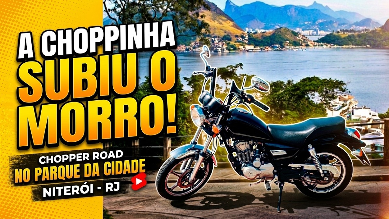 Fui de Chopper Road 150 no Parque da Cidade em Niterói - RJ