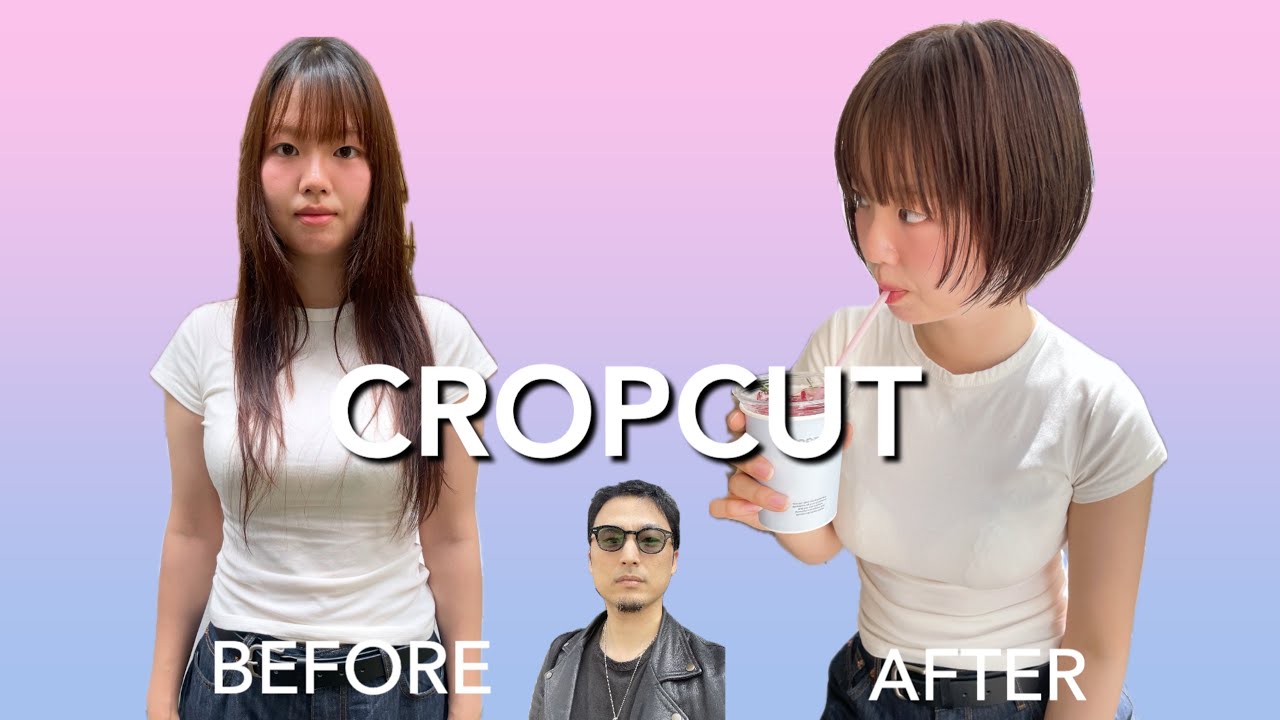 Tokyo스타일의 Crop컷!!  긴머리 끝!단발로 변신-35