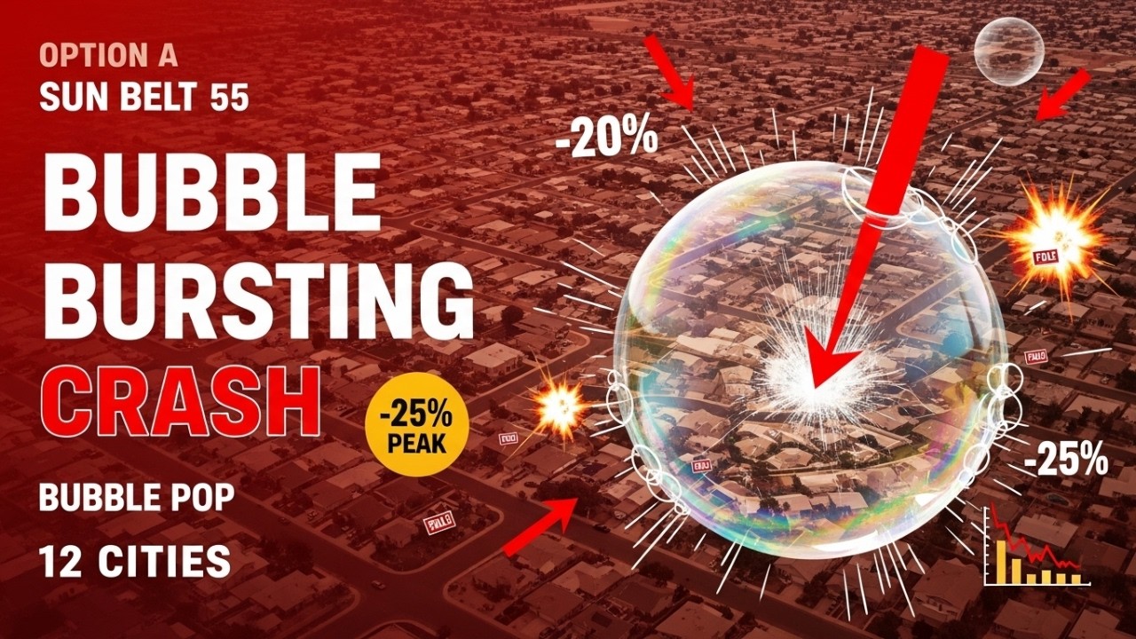 12 Sun Belt Cities Where the Housing Bubble Is BURSTING