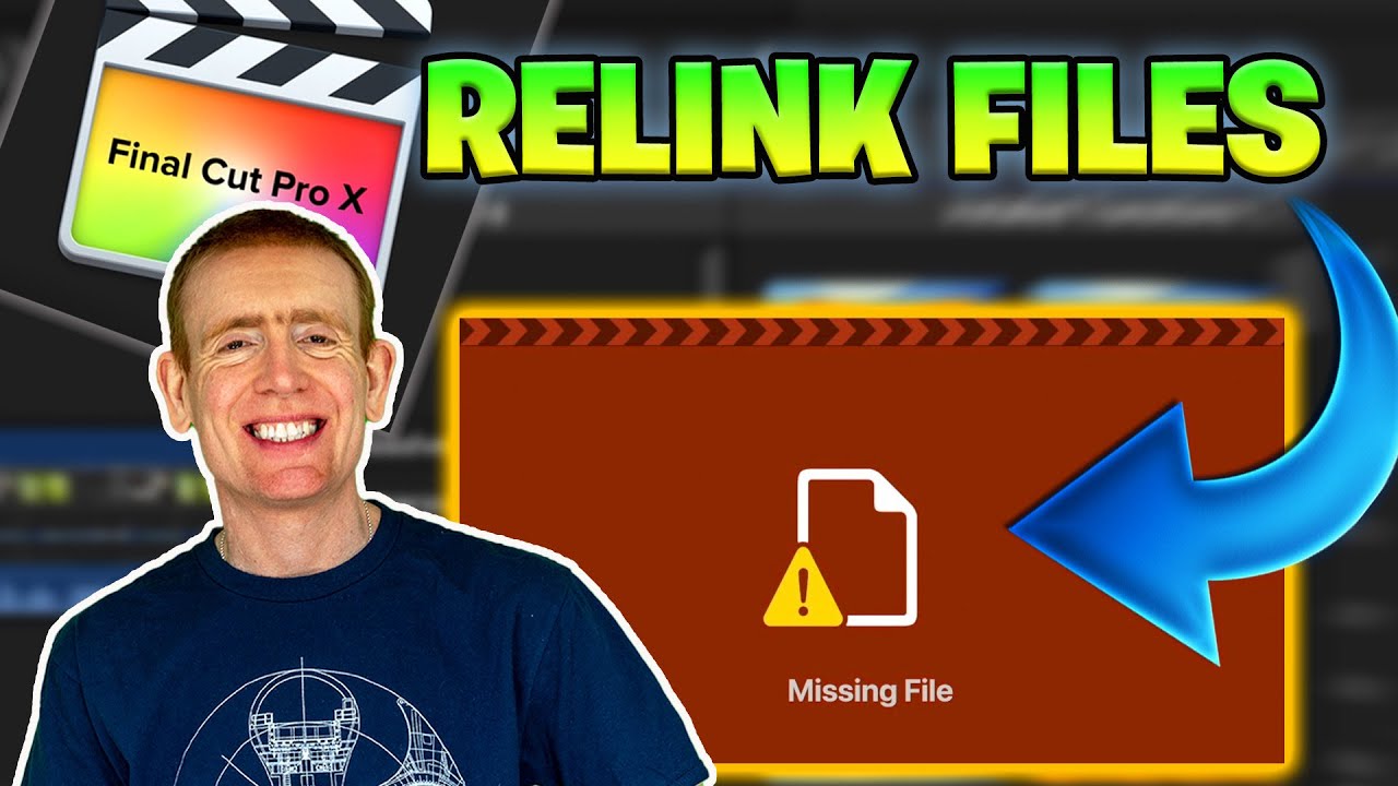 How to RELINK MEDIA in Final Cut Pro X // Missing files?