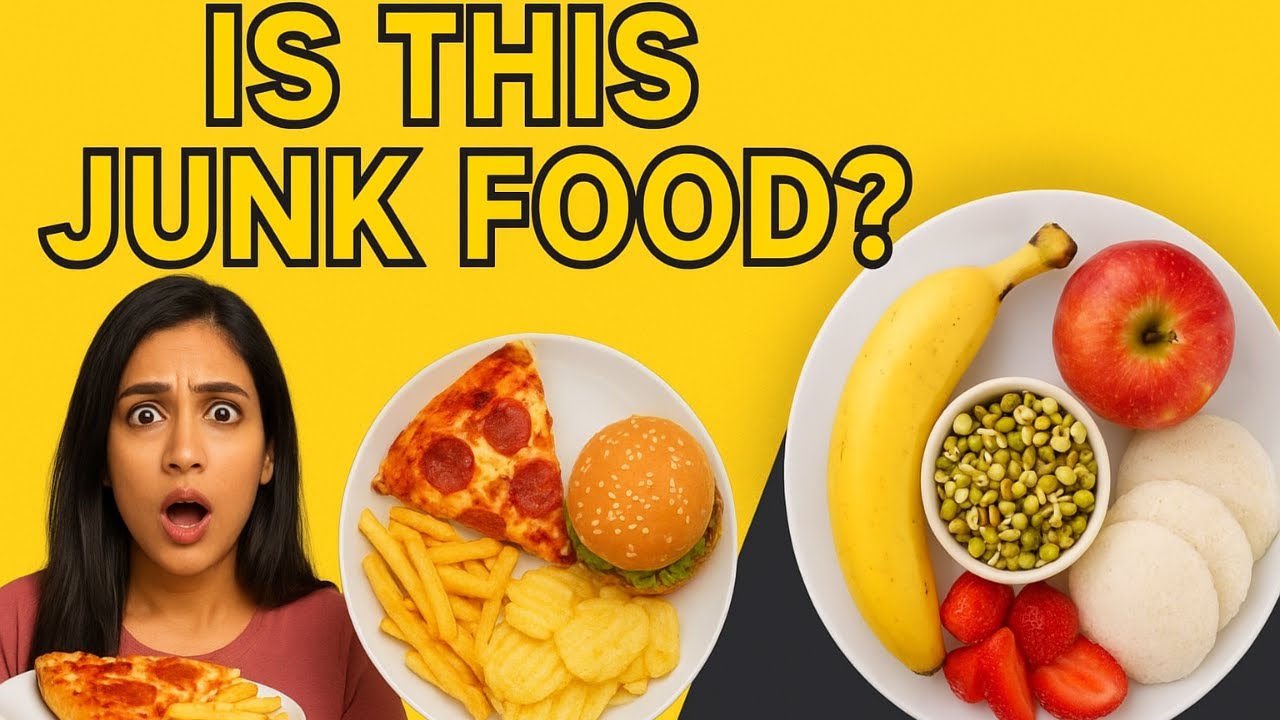 “Junk Food कैसे पहचानें? | 5 Easy Tests | Healthy vs Junk Food Explained in Hindi”