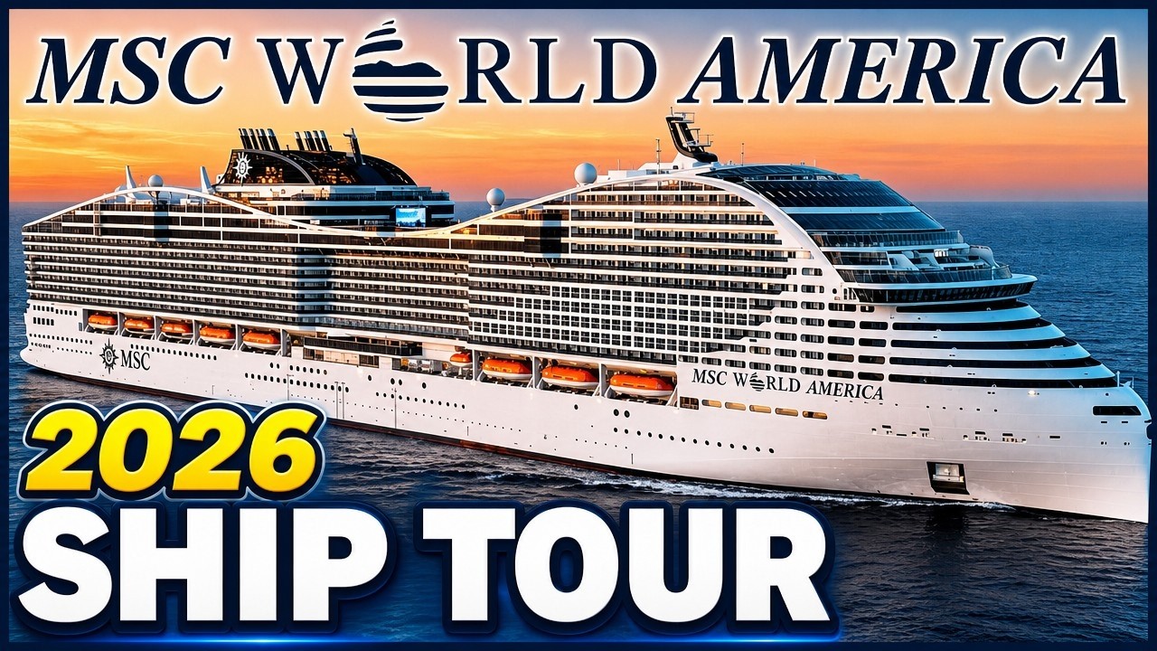MSC World America Ship Tour - NEW for 2026 + MUST-KNOW tips!