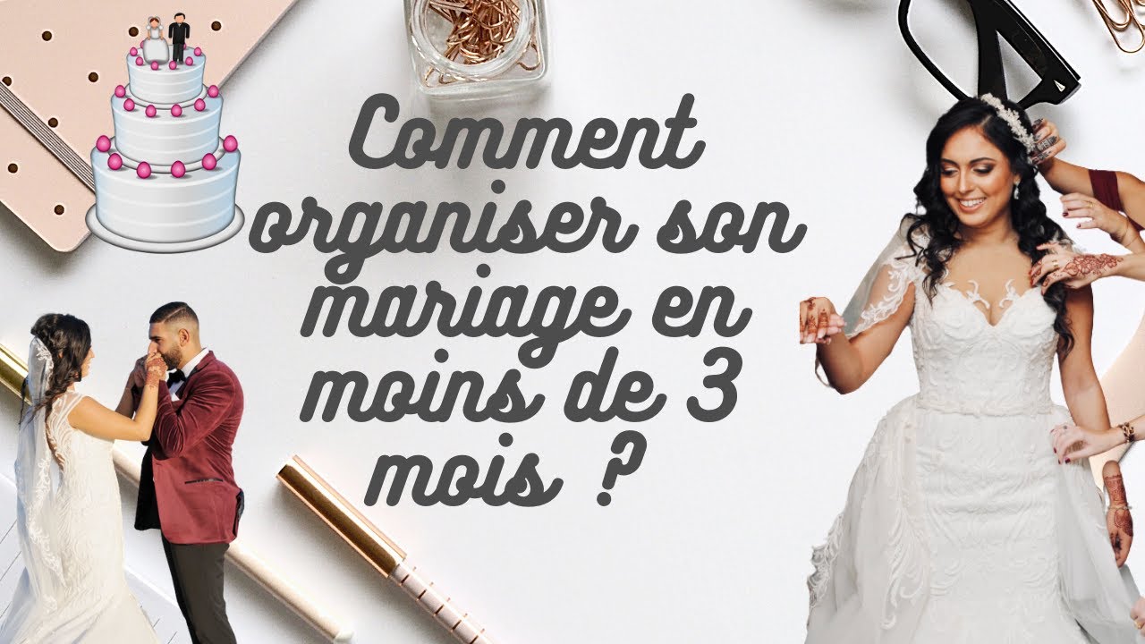 COMMENT ORGANISER SON MARIAGE EN MOINS DE 3 MOIS ? 💍 Les conseils quand on est jeune et étudiante!✌🏼