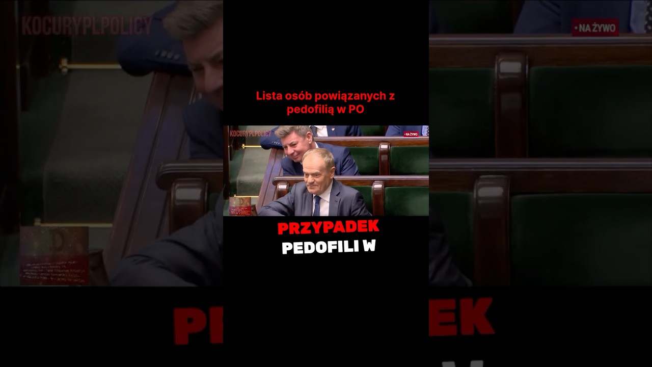 Lista os&oacute;b powiązanych z pedofilią w PO