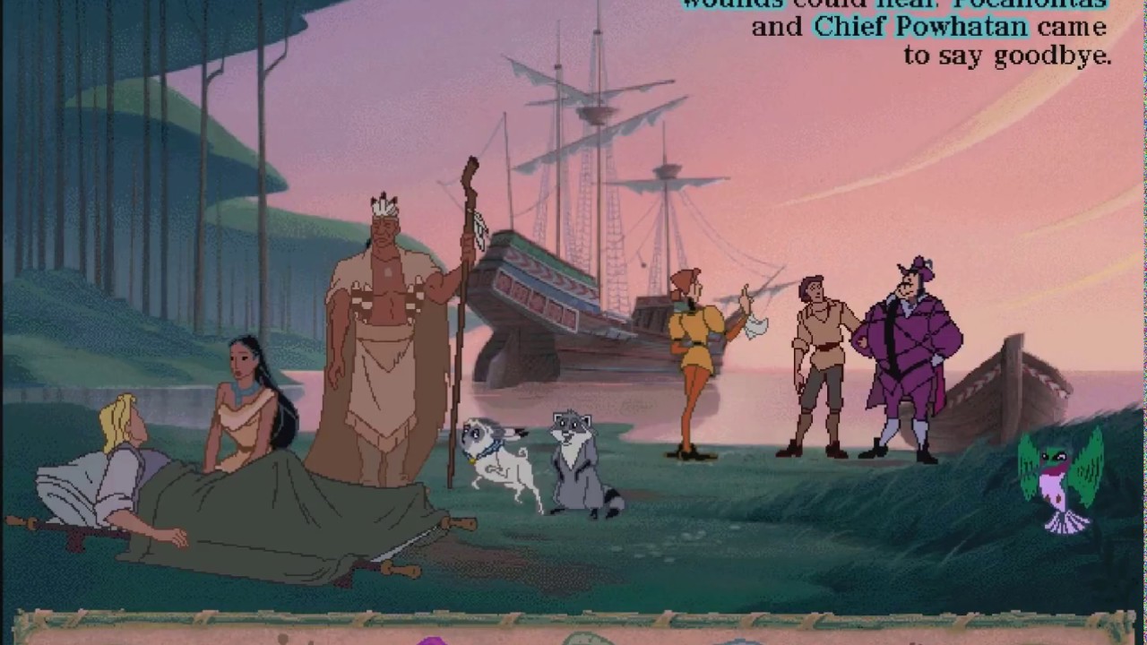 Покахонтас: Анимационная книга сказок от Disney — Часть 10 — Читаем и играем (геймплей/прохождение)