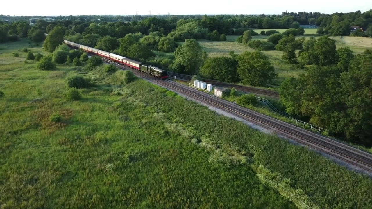 46100 Royal Scot, Sunset Steam Express.