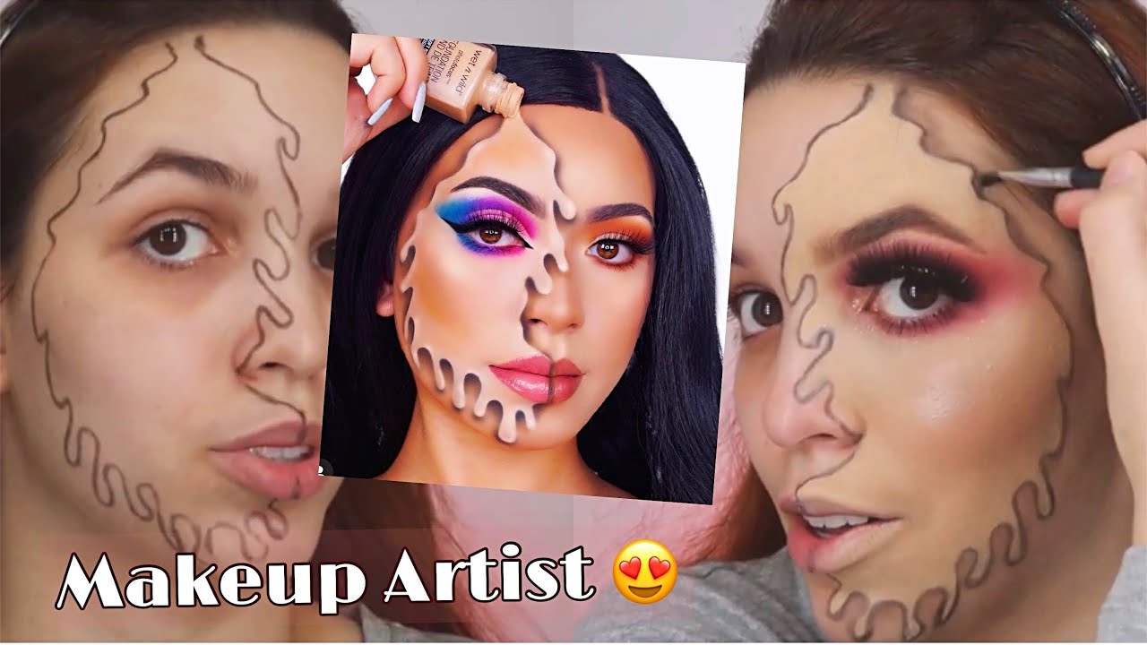 TUTORIAL MAQUIAGEM ARTÍSTICA DAS GRINGAS | Debora Freitas