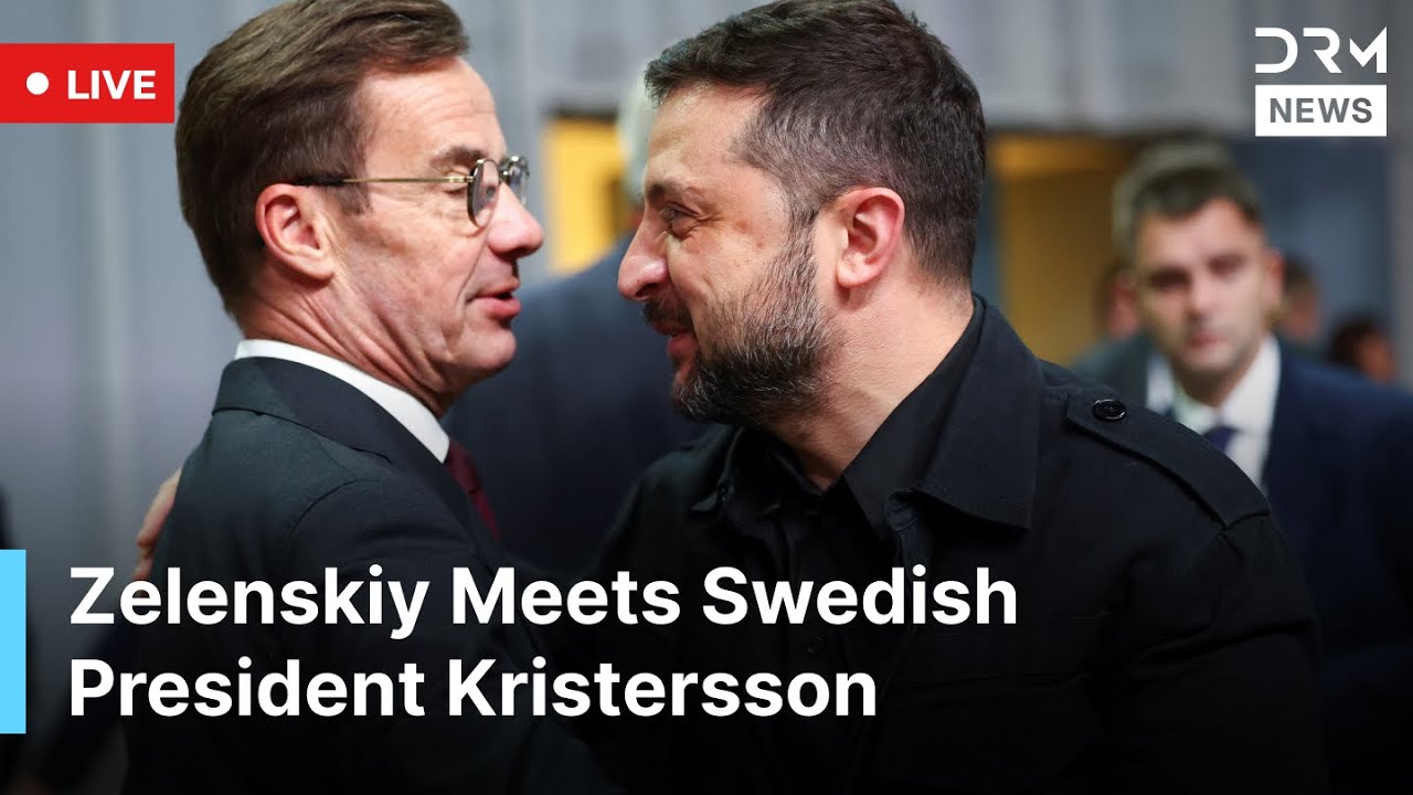 Zelenskiy Meets Swedish President Kristersson in Linköping for Defense Cooperation Talks | AC1G