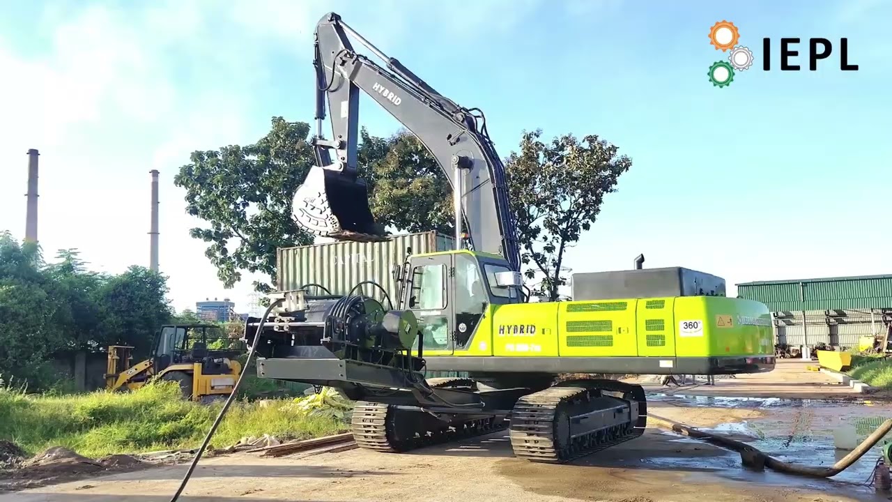 EV Excavator working on real site | Infra Engineers India | IEPL | Hybrid Excavator, Heavy Equipment