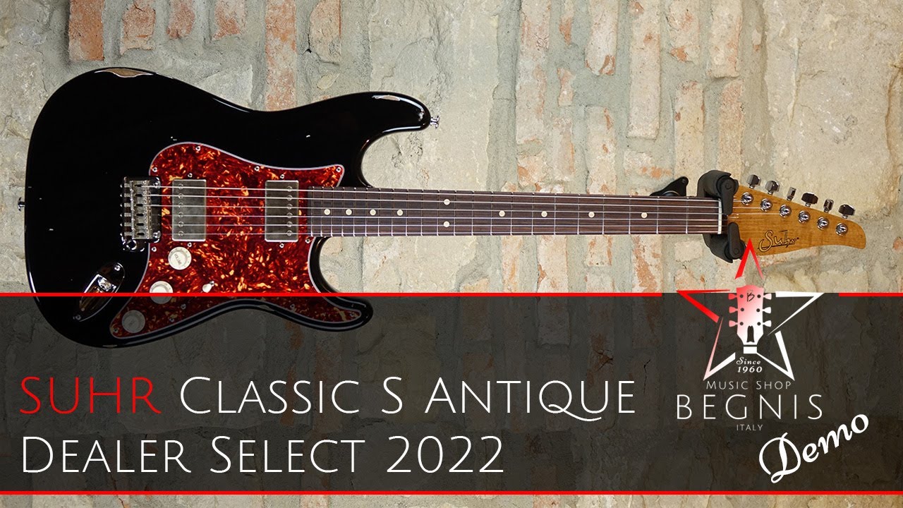 DEMO - SUHR CLASSIC S ANTIQUE HH DEALER SELECT - Limited Edition 2022 in Suhr Hombre Head BrownFace