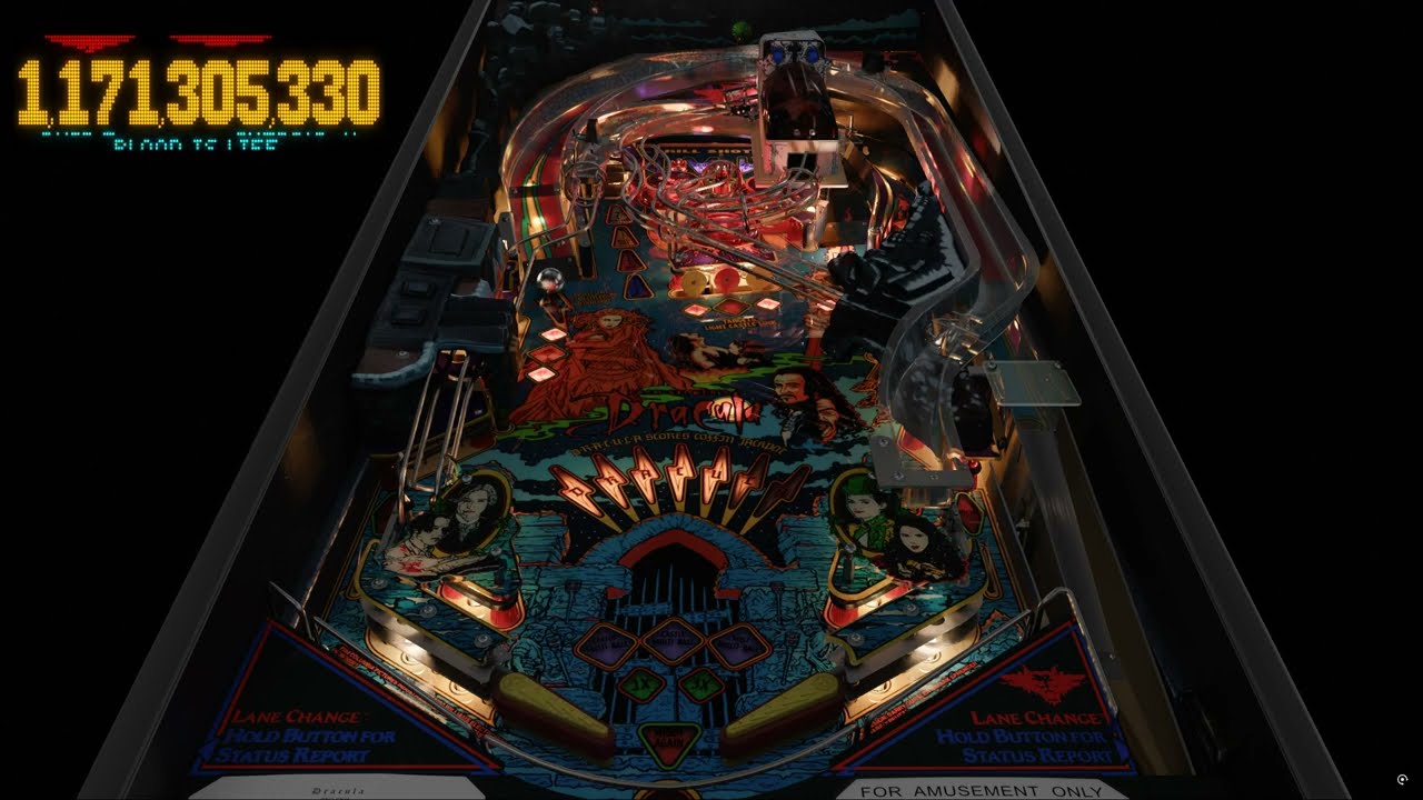 Bram Stoker's Dracula (Williams 1993) VPW - VPX / Visual Pinball X - 3x multiball jackpot multiplier
