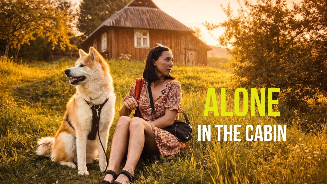 Alone in a 100-Year-Old Mountain Cabin | Cleaning & Cooking Dinner