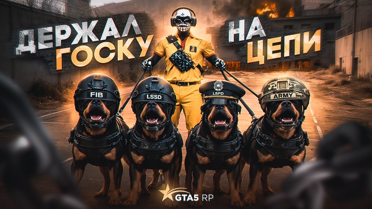 Держал на цепи всю госку 90 дней в GTA 5RP