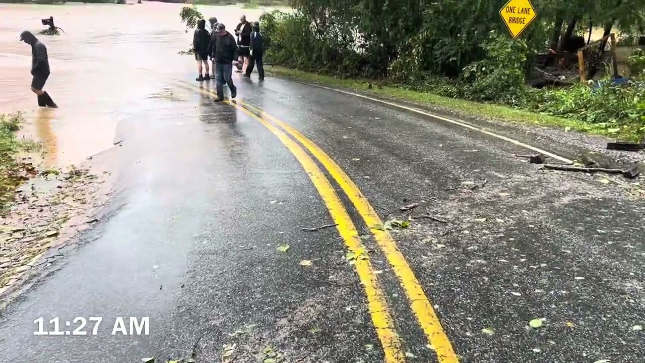 Hurricane Helene Weaverville NC 9/2024