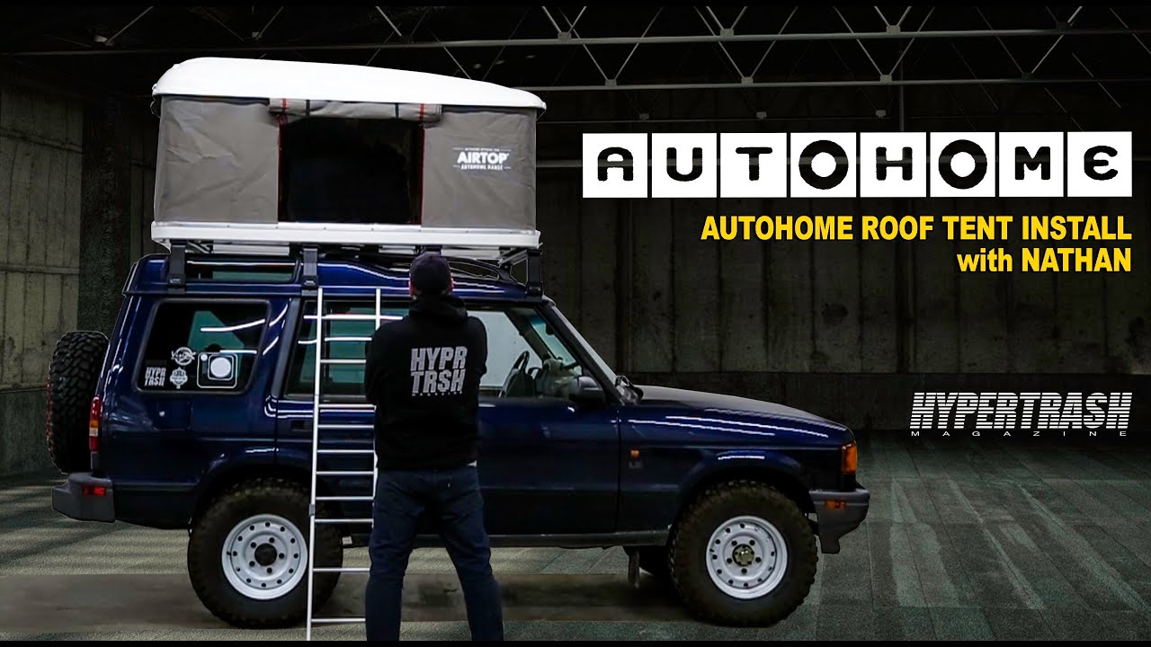 AUTOHOME AIRTOP ROOF TENT INSTALL + 1998 DISCOVERY 1