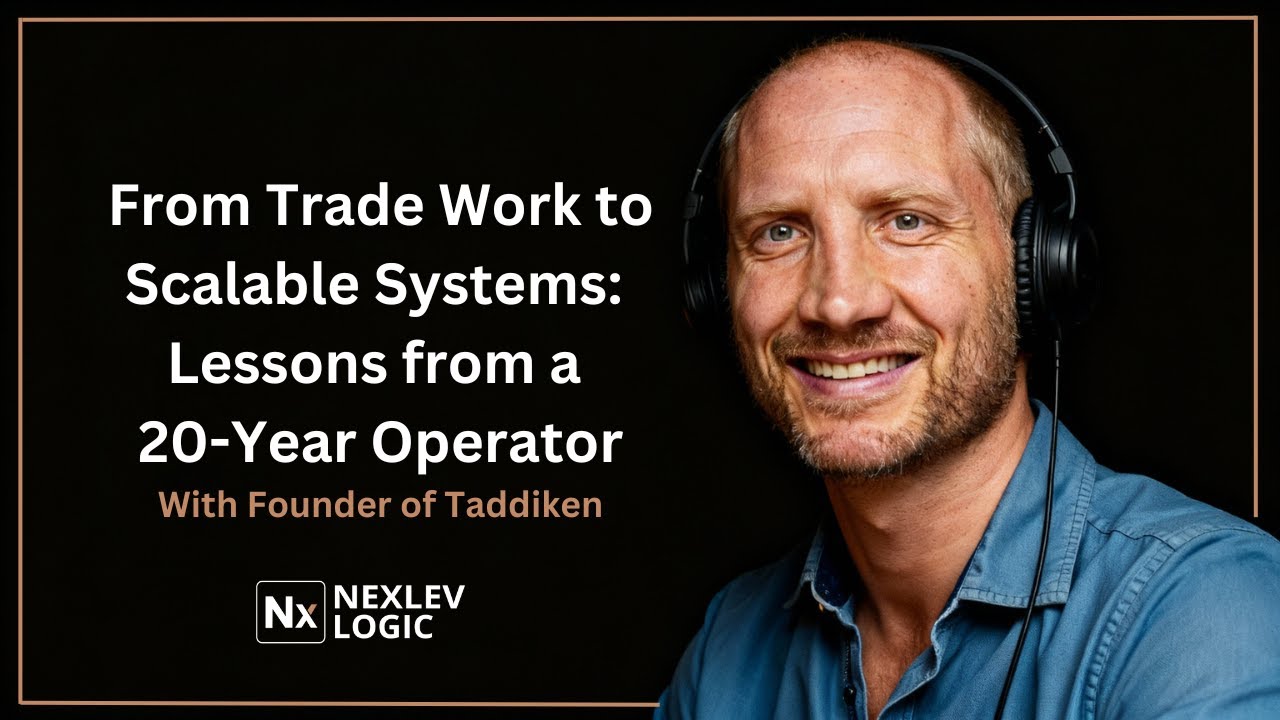 From Trade Work to Scalable Systems - Lessons from a 20-Year Operator