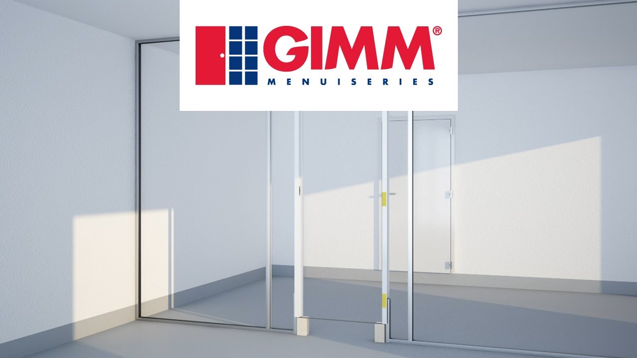 Pose d'une porte int&eacute;rieure avec huisserie invisible - GIMM Menuiseries