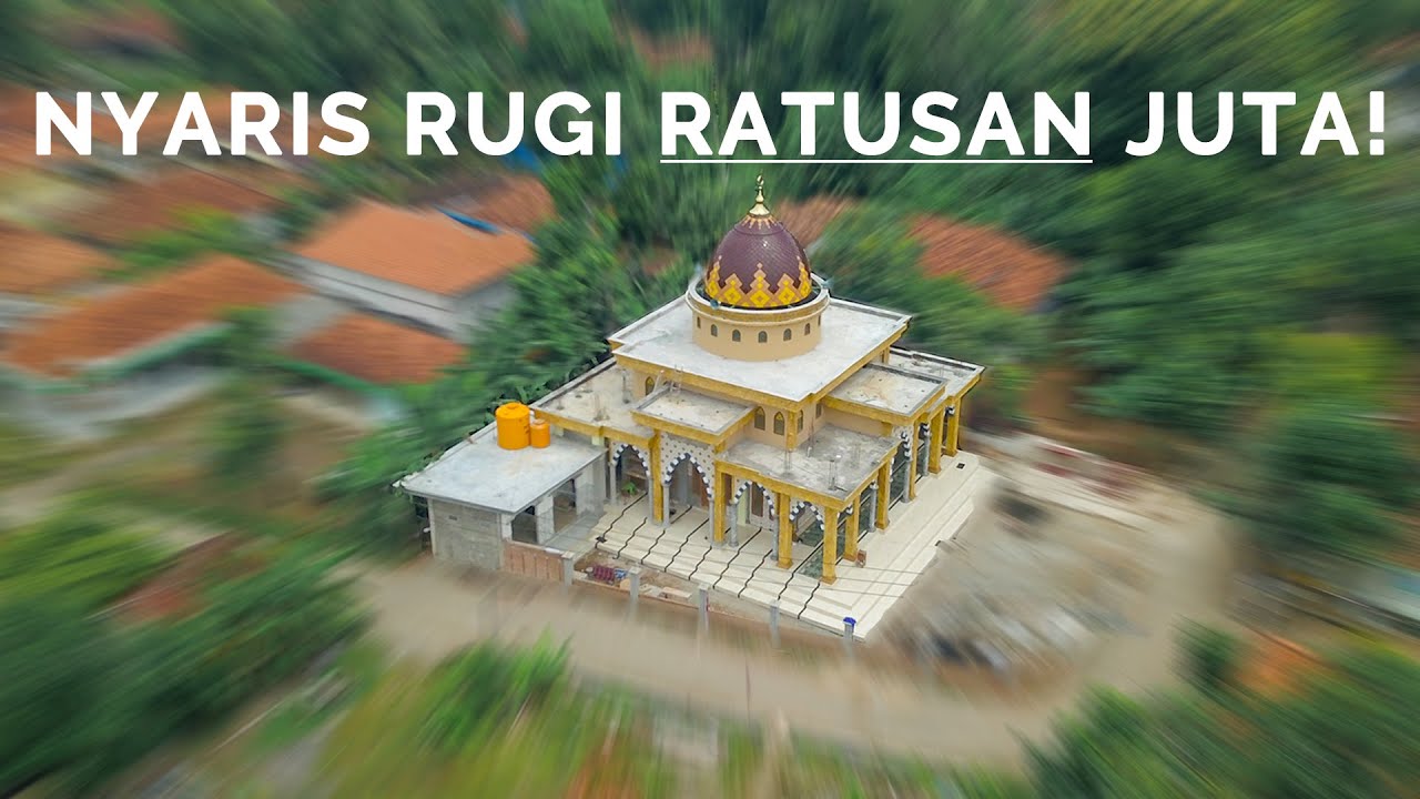 NYARIS RUGI RATUSAN JUTA! Cerita Takmir Masjid Ini Hampir Salah Pilih Bahan Kubah, Begini Solusinya.