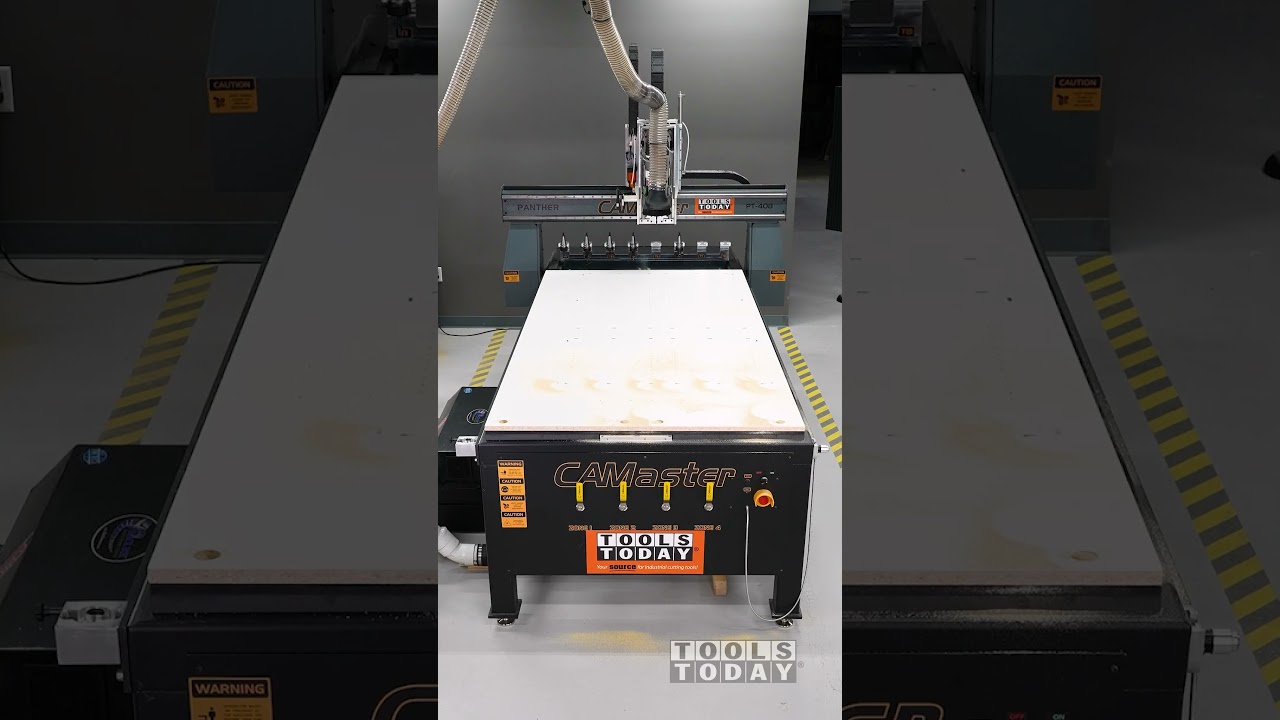 Cutting Melamine Cabinet Parts on CNC