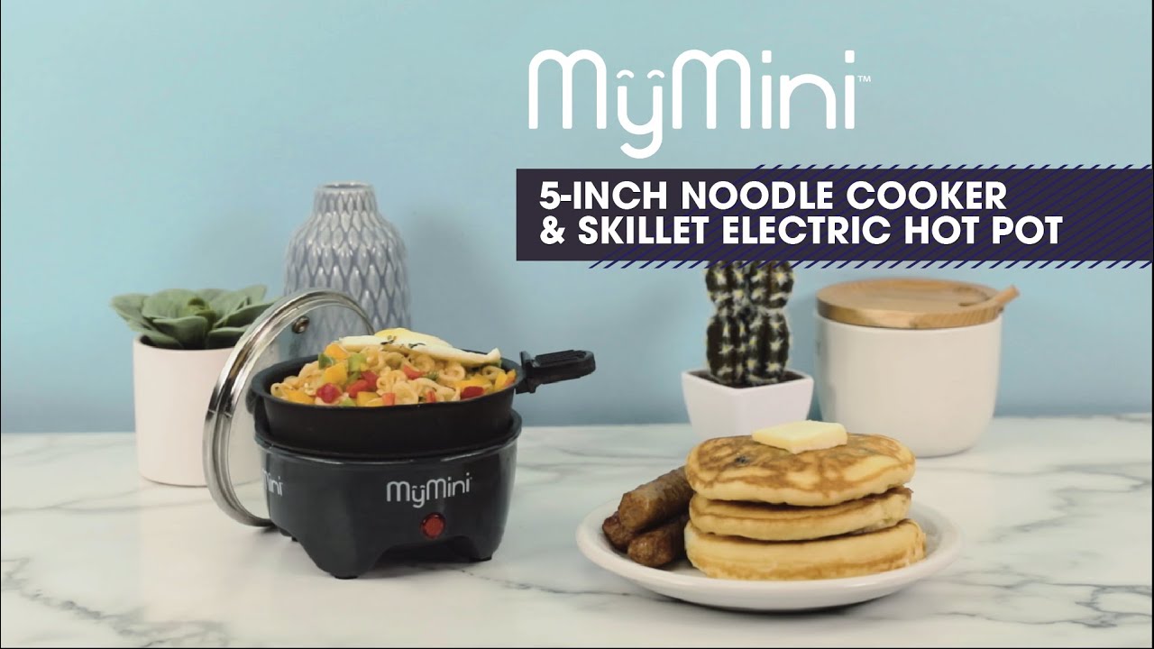 MWSKGR5BB | MyMini&trade; 5-inch Noodle Cooker & Skillet Electric Hot Pot