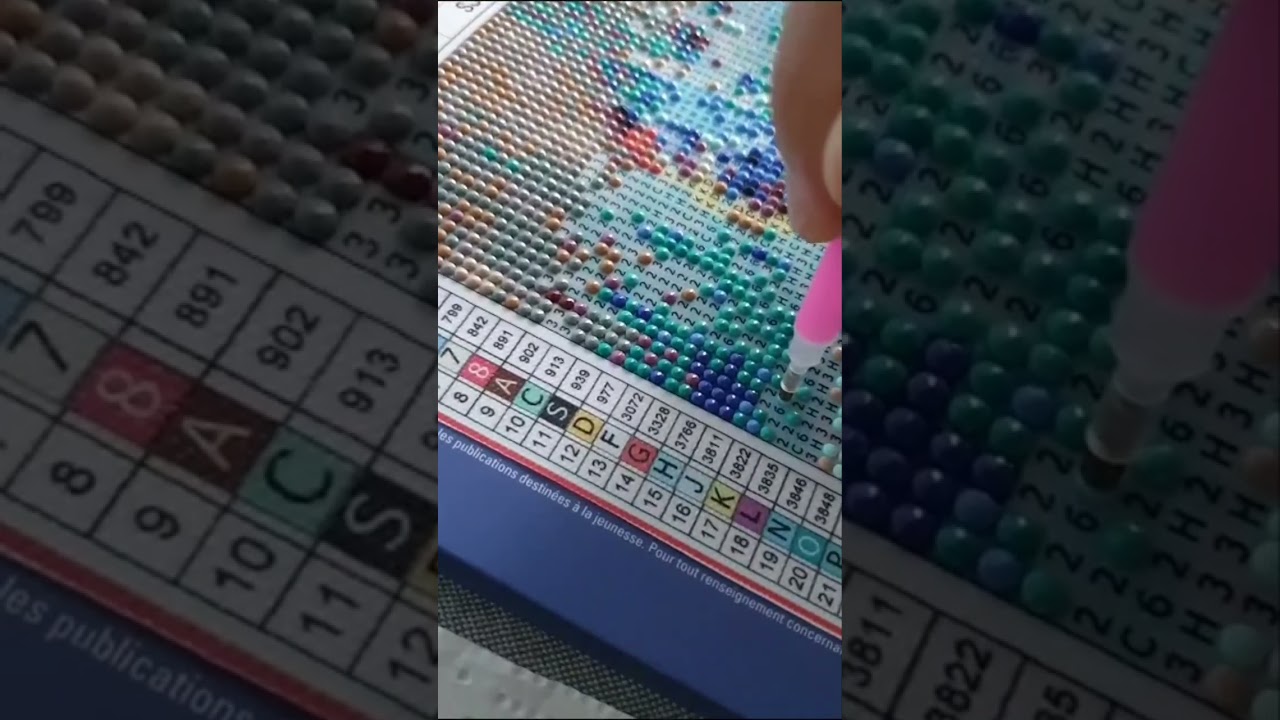 Technique du diamond painting