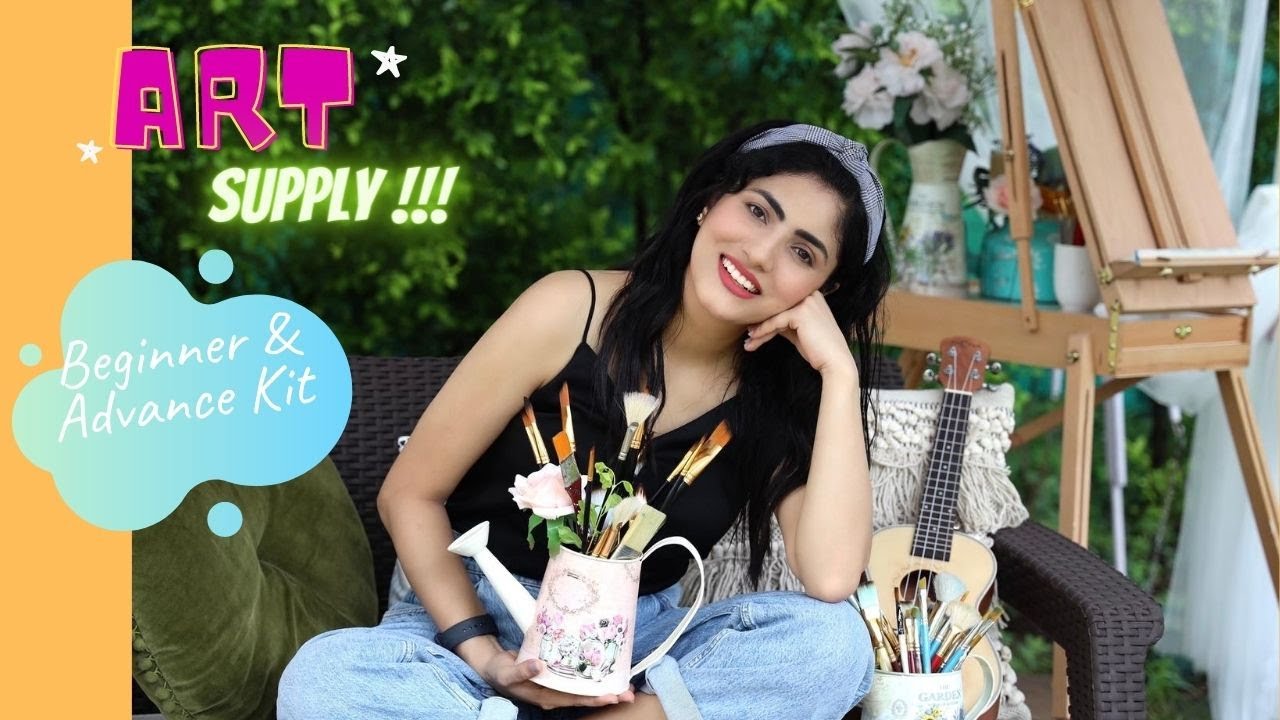 ✨My Favourite Art Supplies +  Beginners and Advance Level Art Material Kits🎨