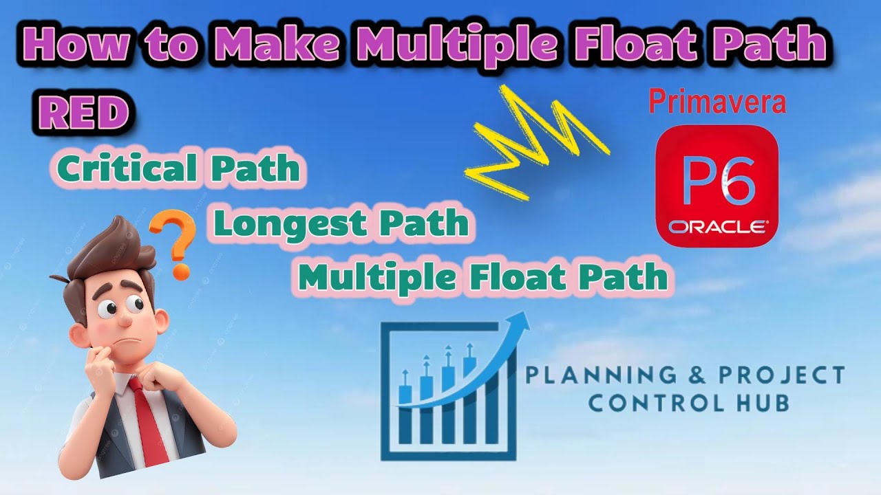 Multiple Float Paths, Longest Path, and Critical Path Explained | Primavera P6 Tutorial