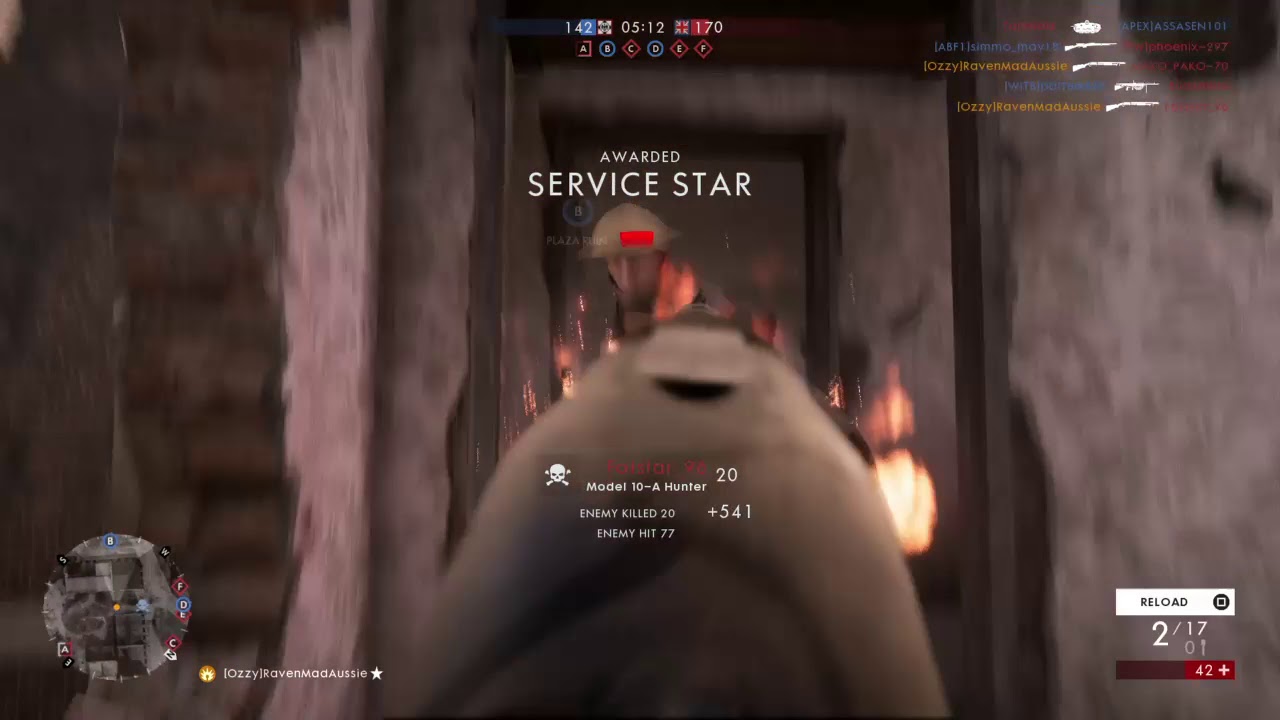 Battlefield&trade; 1 shotgun lag