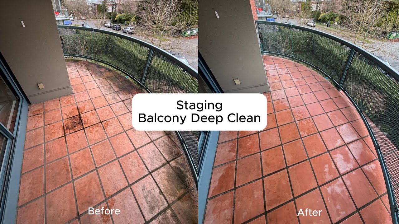Staging Balcony Deep Clean