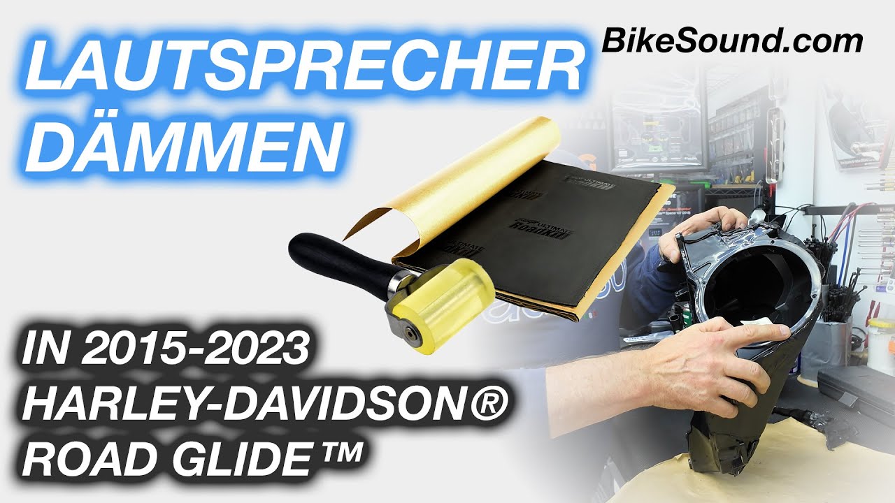 So geht Lautsprecher Dämmung in der Fairing deiner H-D® Road Glide™ ab 2015 | maxxcount BikeSound