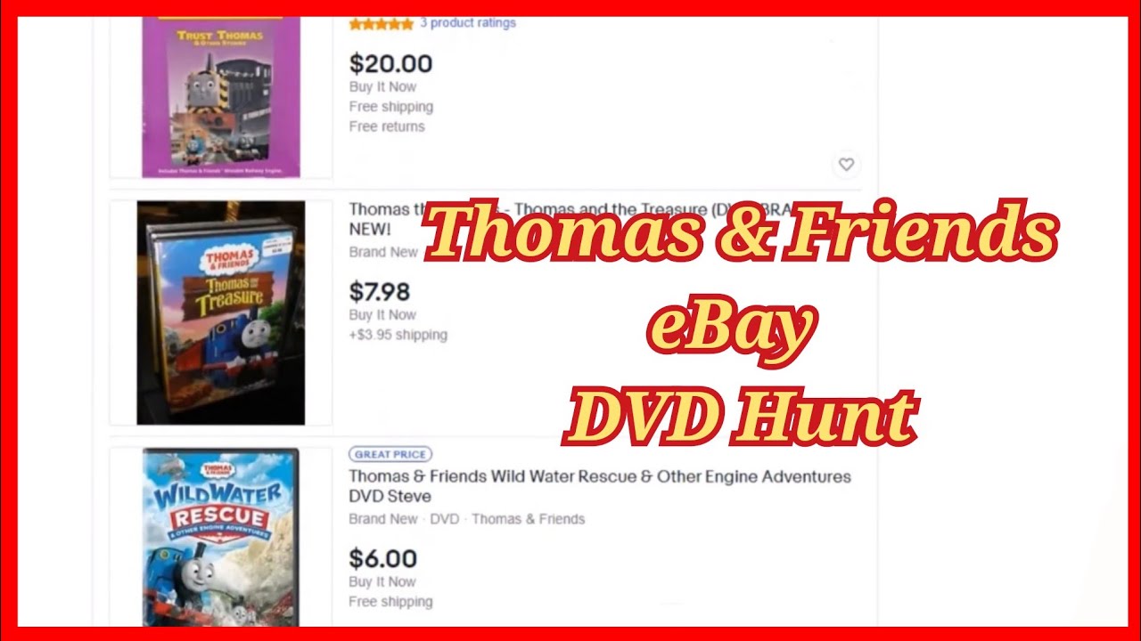 Thomas and Friends DVD Hunt 6 (eBay Edition)