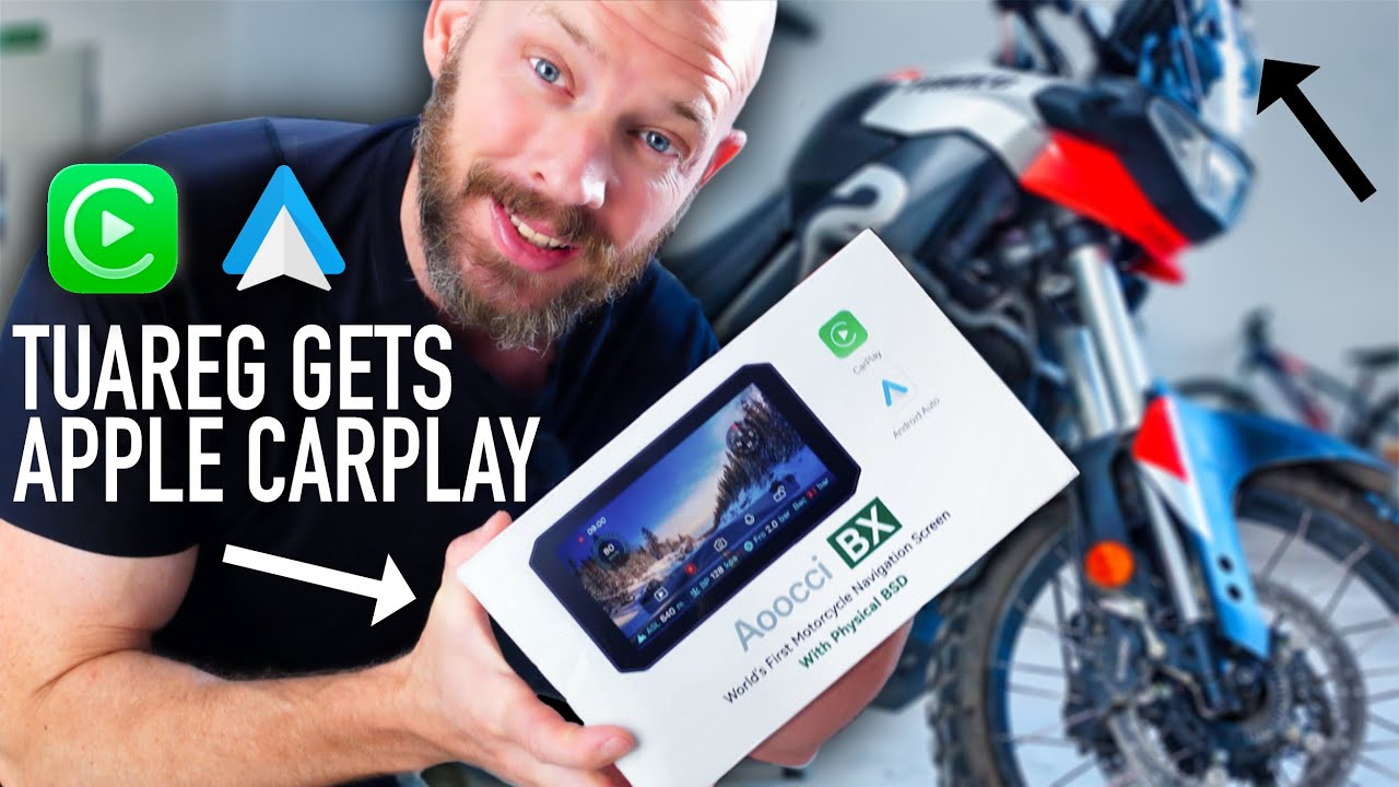 Aoocci BX Apple Carplay & BSD Installed | Aprilia Tuareg 660
