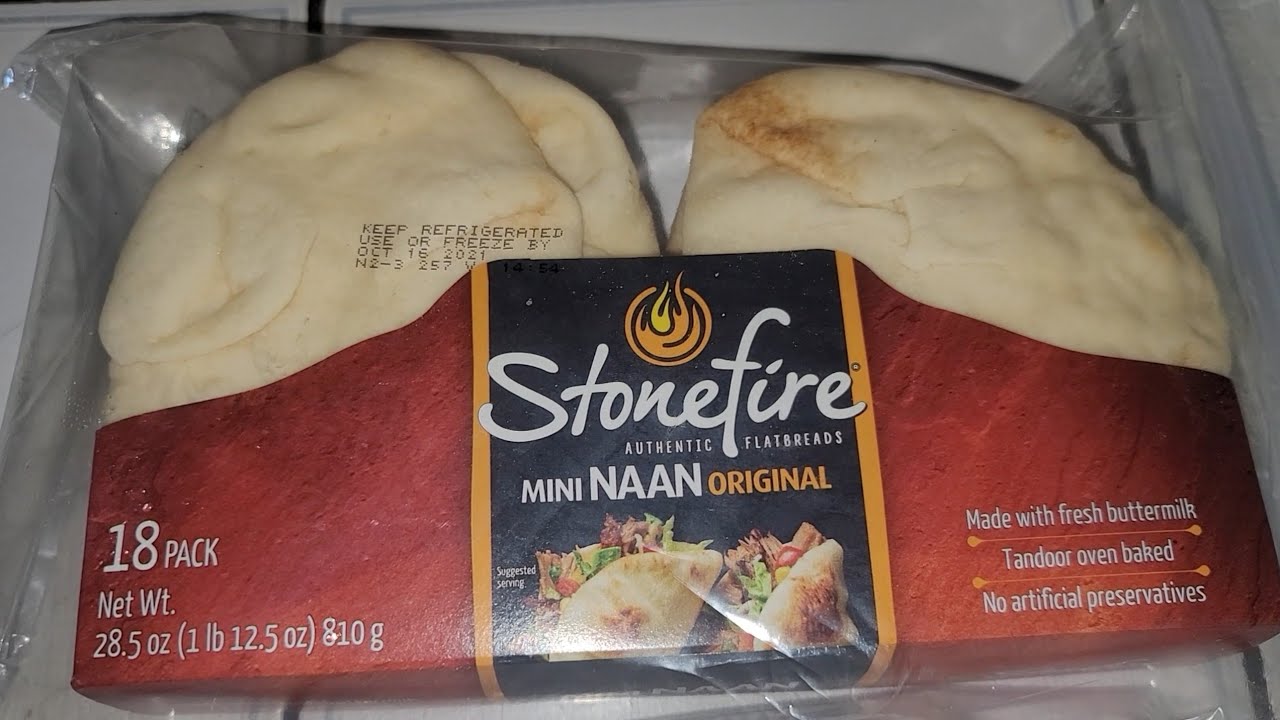 Costco Sale Item Review Stonefire Mini Naan Original 18 Pack Review Taste Test
