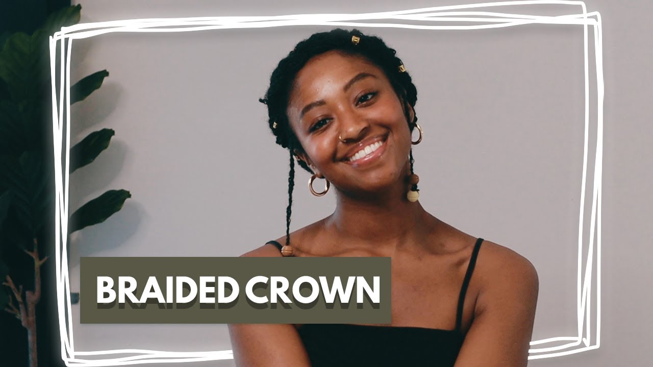 HOW TO: BRAIDED CROWN/ HALO on Microlocs + HAIR FAIL | MIMI ABDUL