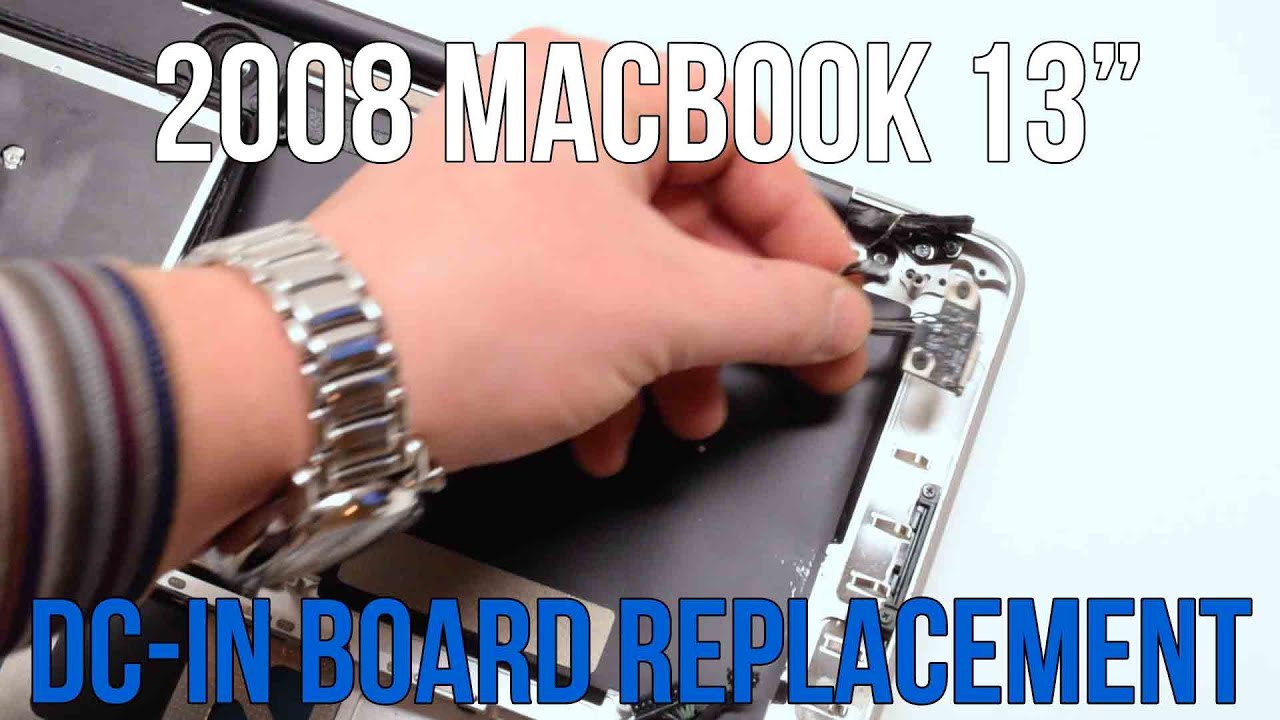 2008 Unibody DC in Power Connector Replacement Save Apple Dollars #19