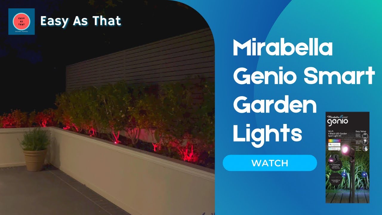 Mirabella Genio Wi-Fi LED Garden Spotlights: Full Setup and Review ⭐️ ⭐️ ⭐️ ½