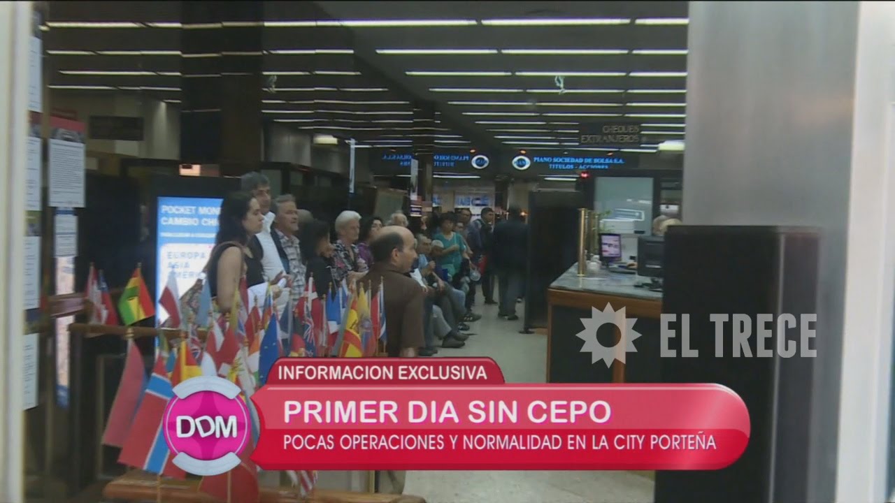 Primer día sin cepo en la city porteña