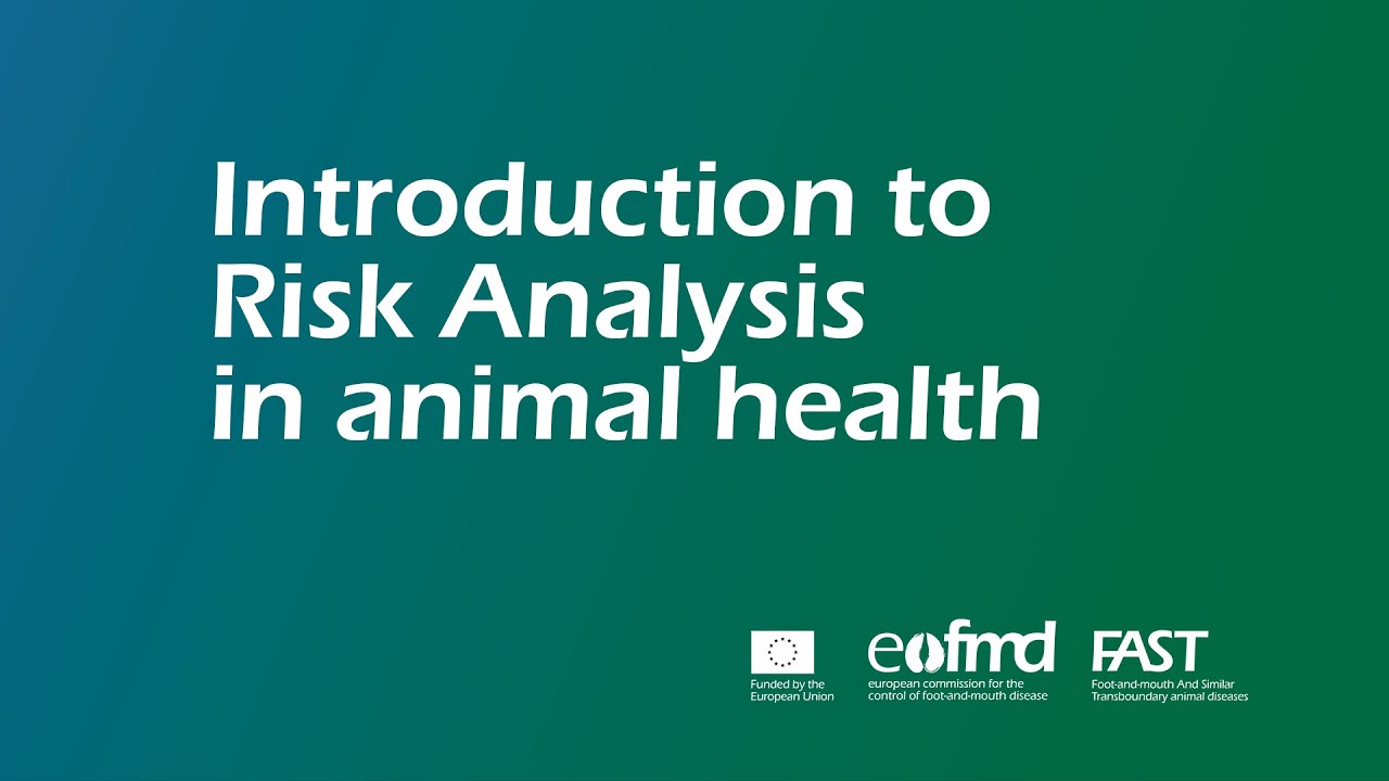 Introduction to risk analysis in animal health - Dr Melissa McLaws