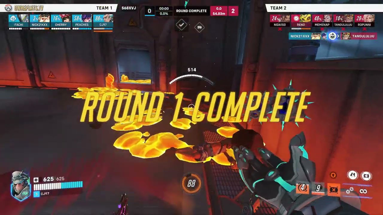 Rough game allot of caos by 0097 — Overwatch 2 Replay S68XVJ