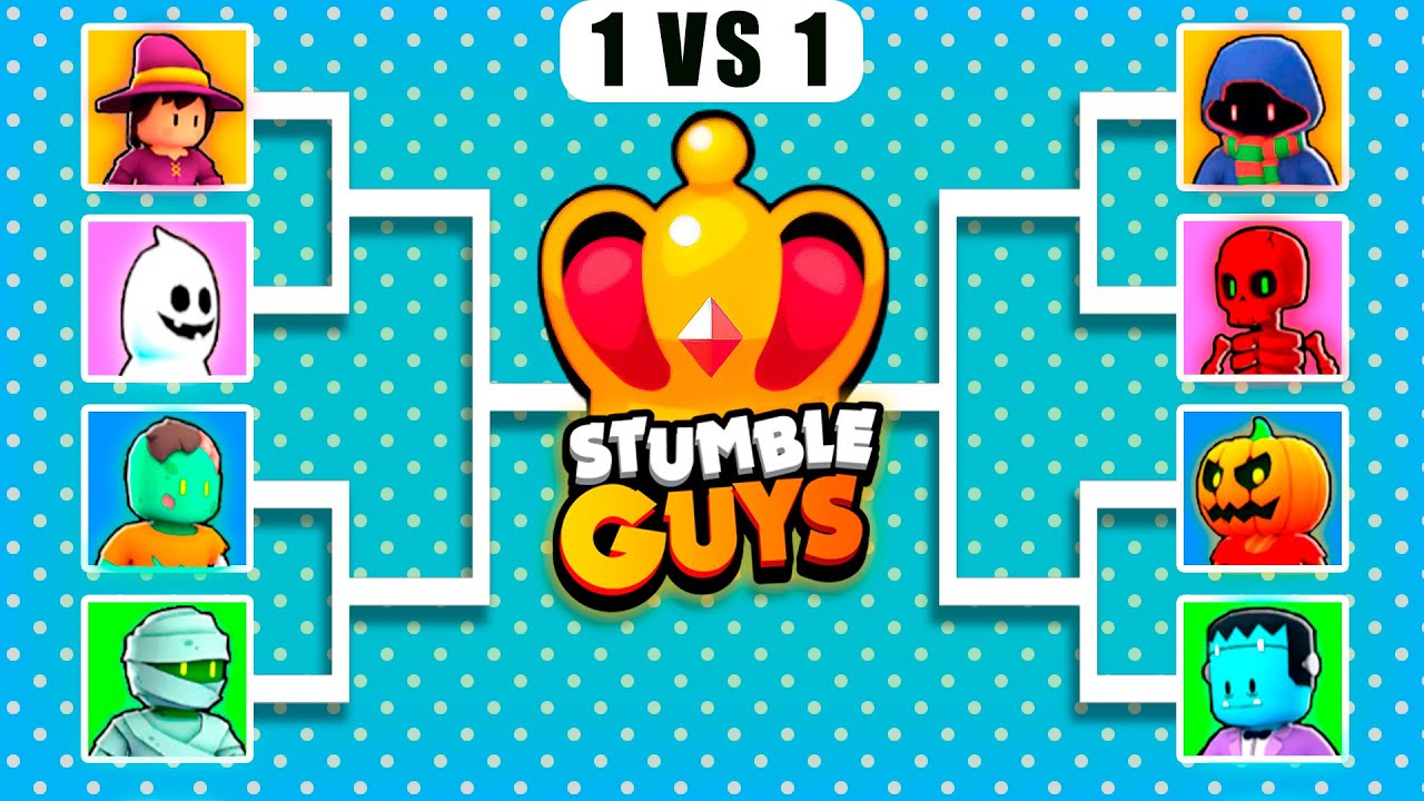 Who is the Best Halloween Skin? 🔥 Stumble Guys Tournament Battle 🔥 1VS 1 Battle