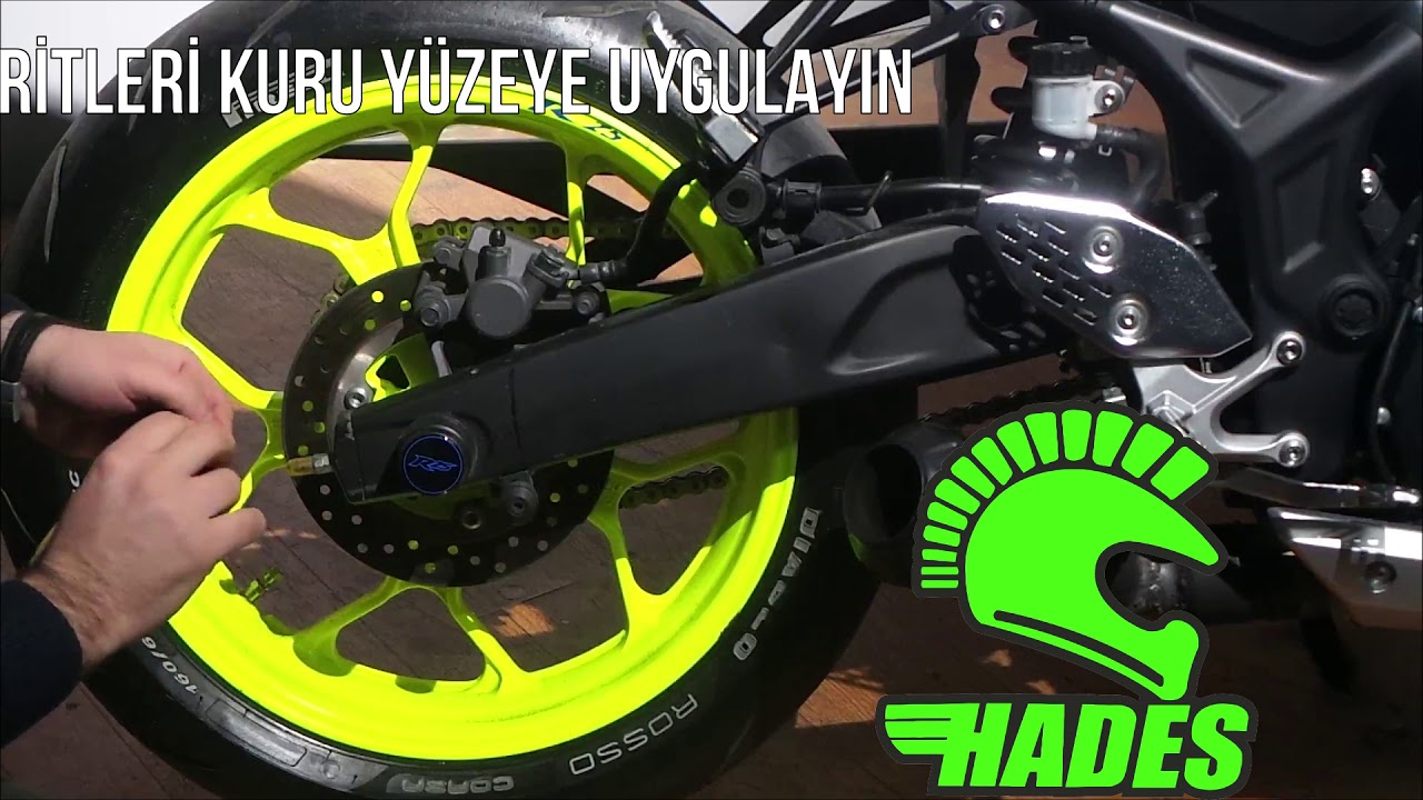Motosiklet Jant Şeridi Nasıl Uygulanır?
