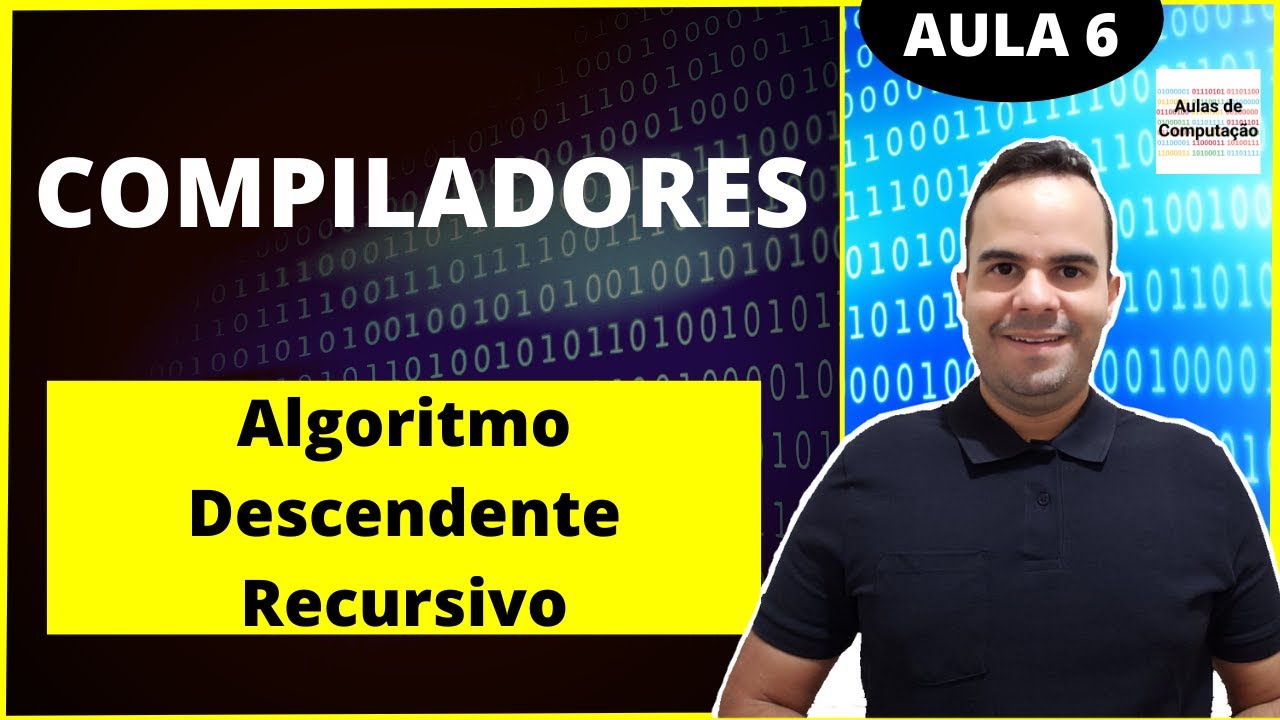 Compiladores 6 - Algoritmo de análise sintática Descendente Recursivo - Exemplo/Exercício