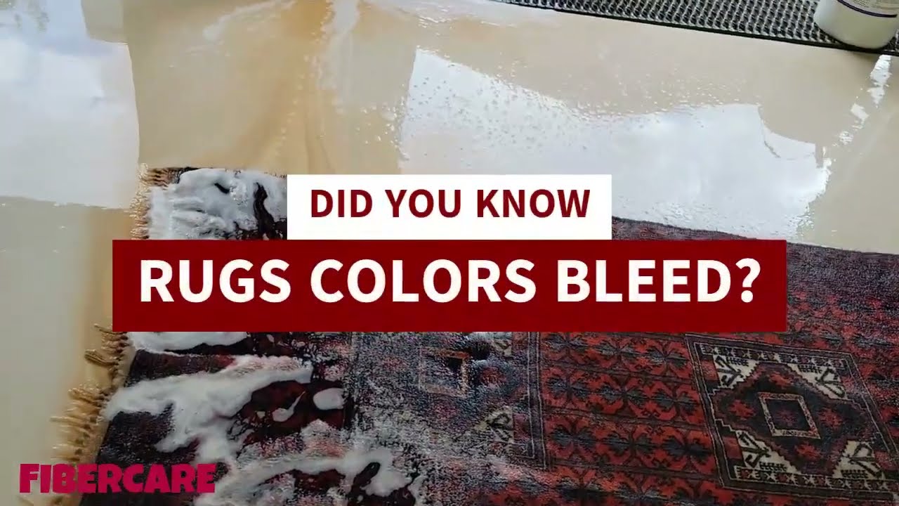 Wool Rug Cleaning 101:  DID YOU KNOW RUGS BLEED?