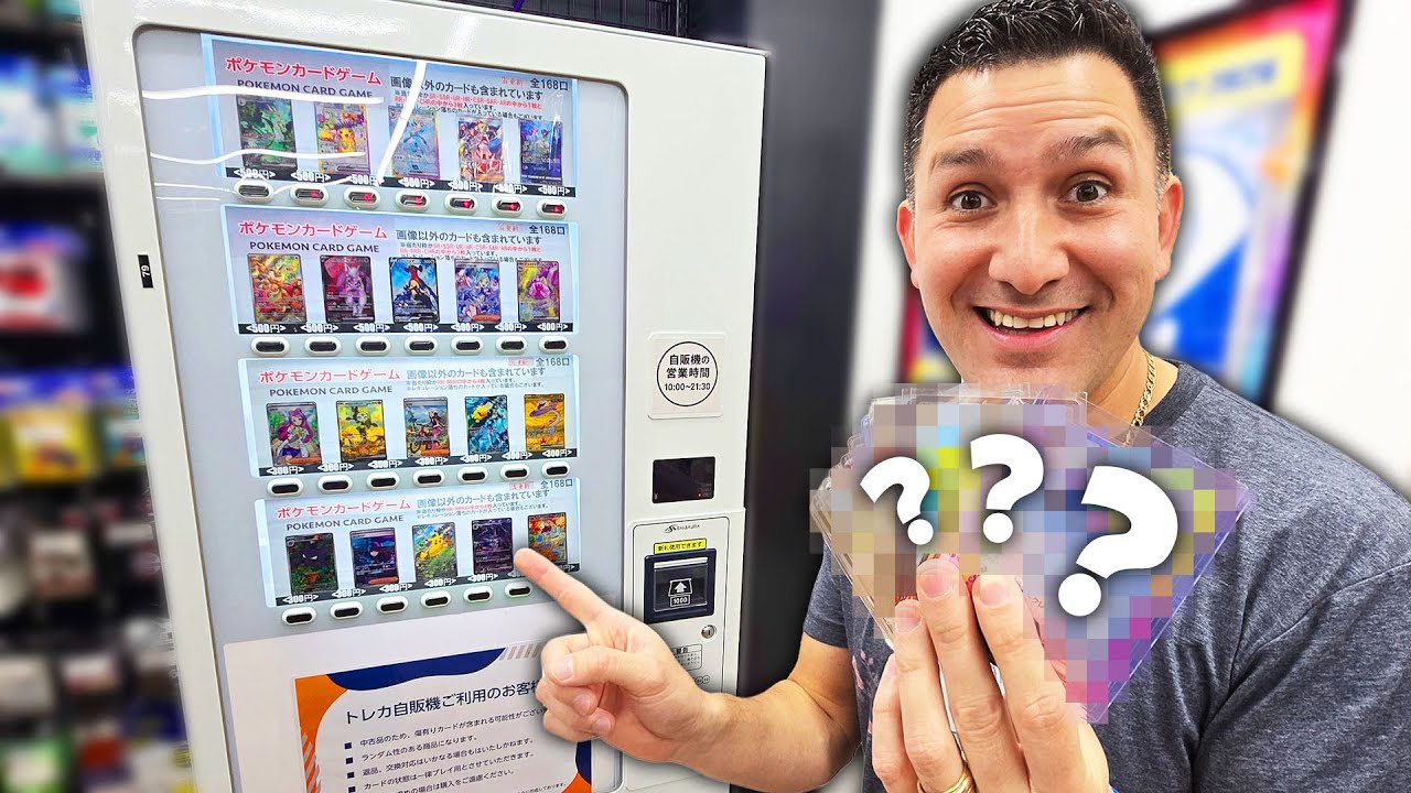 Science Experiment on the Mystery Pokémon Vending Machine in Japan!