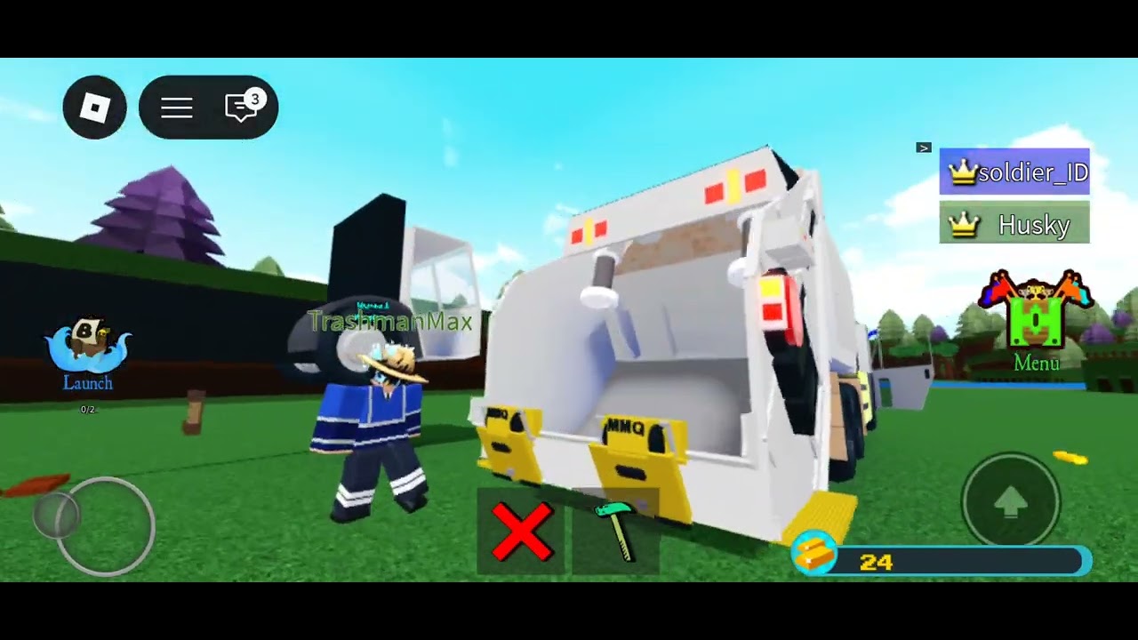 |Roblox Garbage Trucks|Battle motors LET2 leach rear loader showcase #buildaboat #roblox made by me 